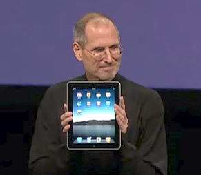 Apple-Chef Steve Jobs stellt das iPad vor