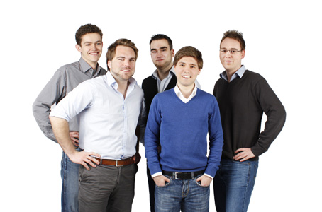 Die Gründer des Berliner Startup-Unternehmen movinary