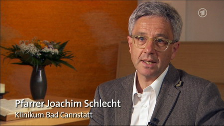 Die Story im Ersten" - Mission unter falscher Flagge am Montag, ab 22.40 Uhr in der ARD: Joachim Schlecht, Pfarrer und Seelsorger am Klinikum Bad Cannstatt