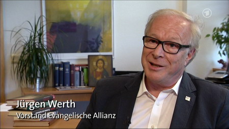 „Die Story im Ersten" - „Mission unter falscher Flagge“: Jürgen Werth, langjähriger Vorsitzender der Deutschen Evangelischen Allianz soll sich zu den Vorwürfen äußern.