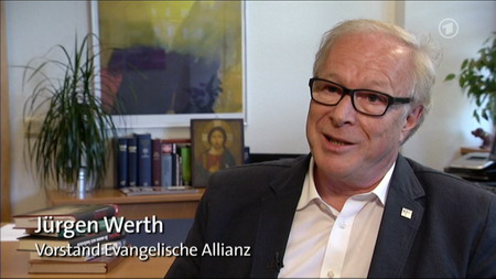 Die Story im Ersten" - Mission unter falscher Flagge: Jürgen Werth, langjähriger Vorsitzender der Deutschen Evangelischen Allianz soll sich zu den Vorwürfen äußern.